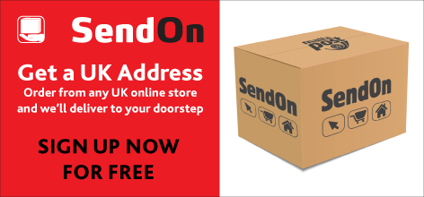Order from any UK online store and we'll deliver to your doorstep